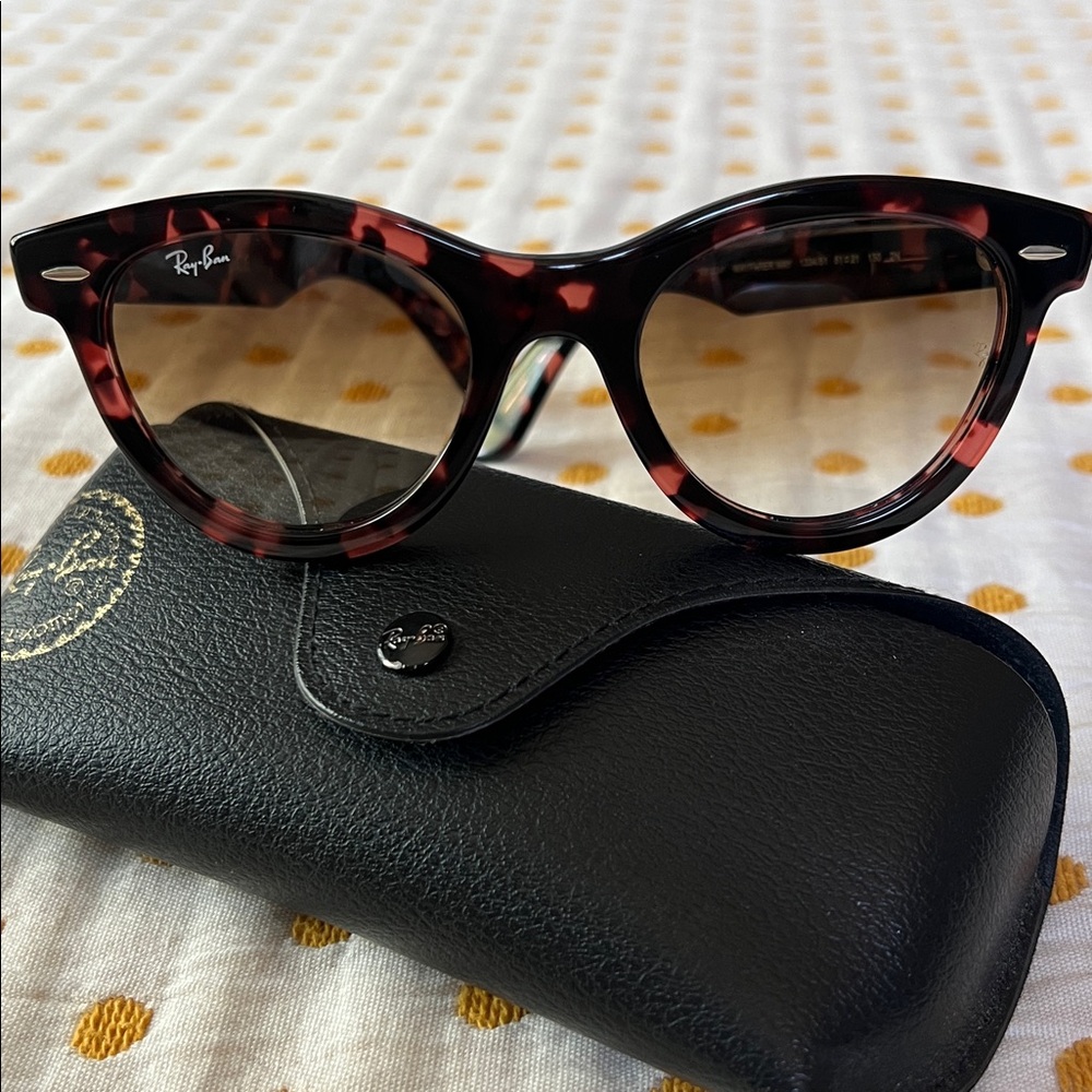 Ray-Ban Wayfarer Way sunglasses Polished Pink Havana - Picture 3 of 11
